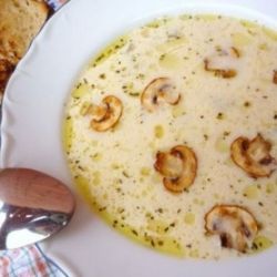 Классический суп из белых грибов