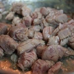 Чон гуг джан чиге - острое рагу со свининой и тофу