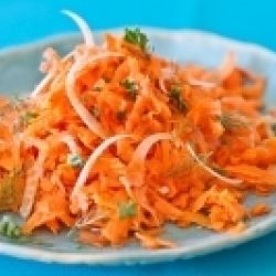 Салат из моркови с фенхелем