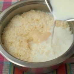 Рисово-пшенная каша на молоке