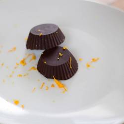Диетические шоколадные конфеты с арахисовой пастой по-американски