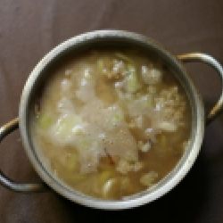 Ирландский суп с овсянкой и луком-пореем