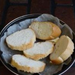 Грибная запеканка с хлебом и сыром