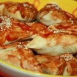 Хрустящие треугольники с мясом