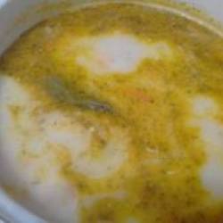 Сливочный суп с консервированной горбушей