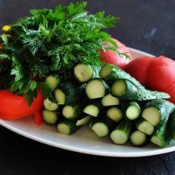 Классический овощной салат 